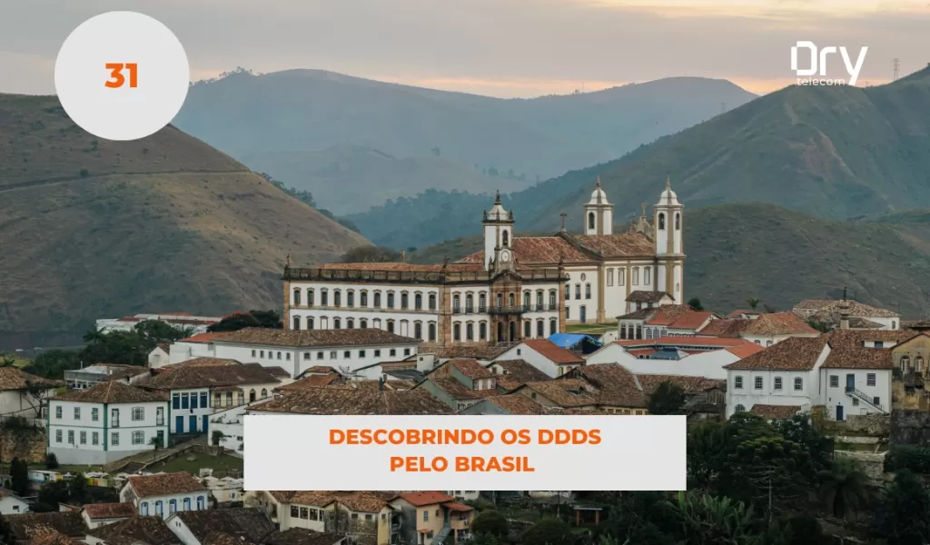 Descobrindo DDDs pelo Brasil: Minas Gerais