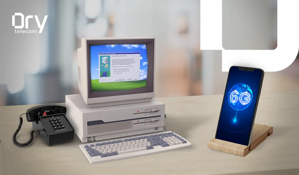 Da discada ao 6G: a história da internet comercial
