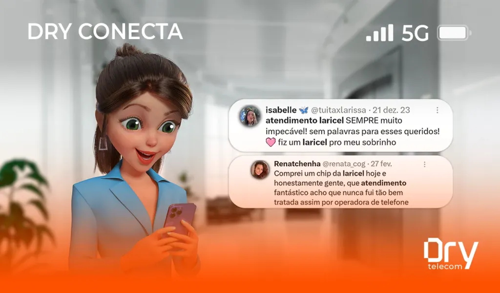 LariCel: a operadora que garante um atendimento de ZILHÕES!