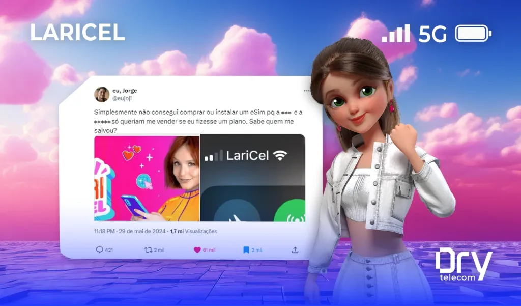 Como a LariCel viralizou de novo?