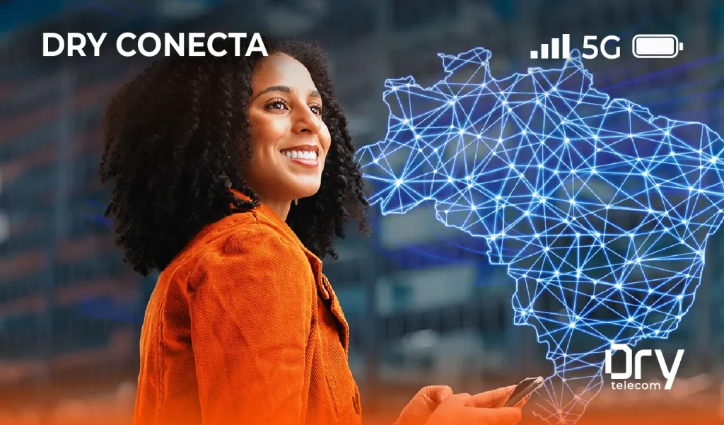 Como é a cobertura de sinal da Dry?