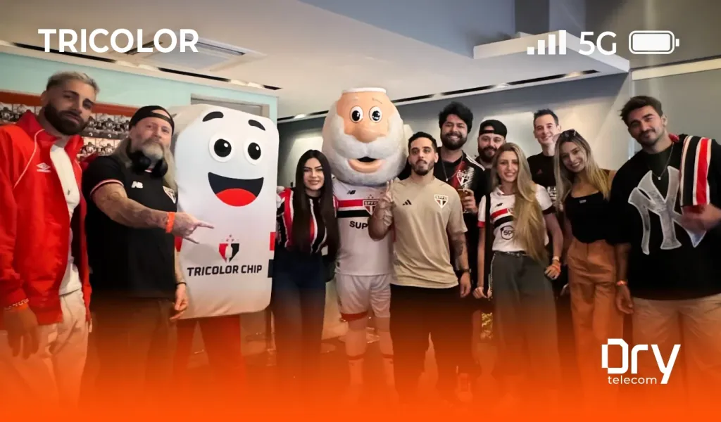 Dry Telecom, Tricolor Chip e SPFC Play lançam novo camarote no MorumBIS em evento exclusivo!