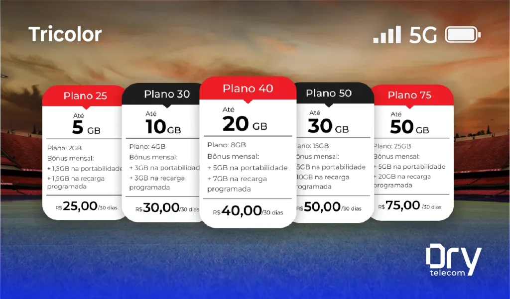 Planos Tricolor Chip: conheça os planos da operadora do São Paulo FC!