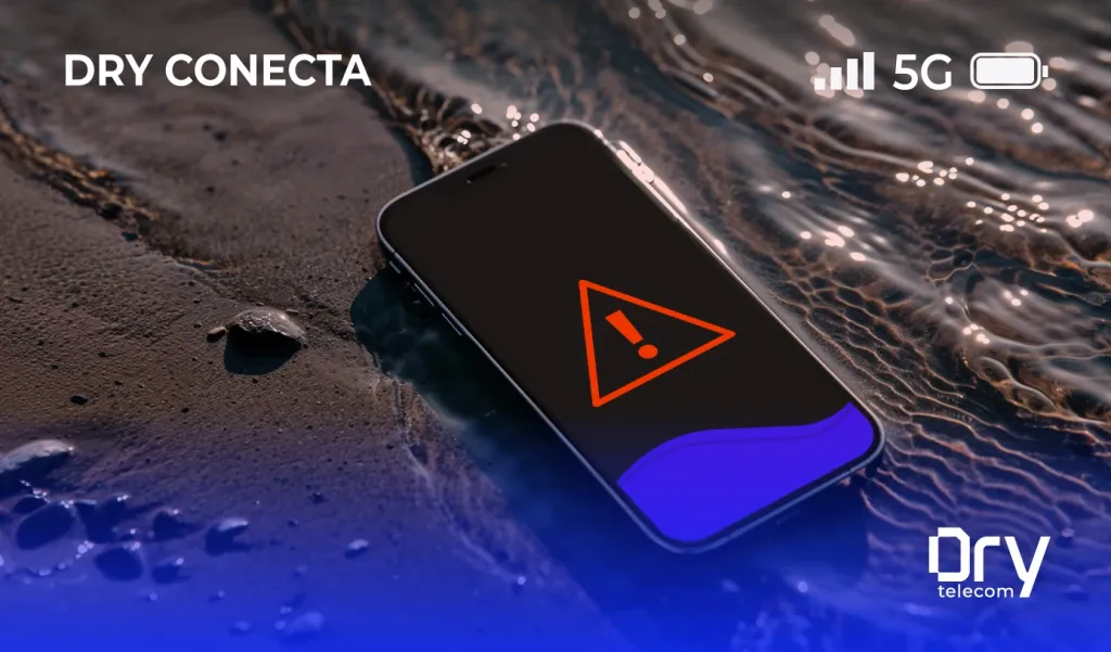 Meu celular caiu na água, e agora?